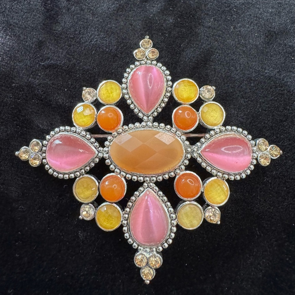 Vintage Maltese Cross Brooch